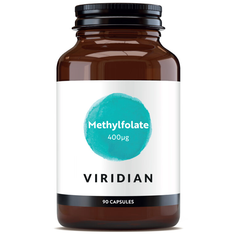 Metilfolat 400µg supliment vitamina B9 Viridian