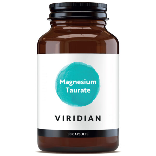 Magnesium Taurate Viridian – supliment cu magneziu taurat pentru inimă și mușchi