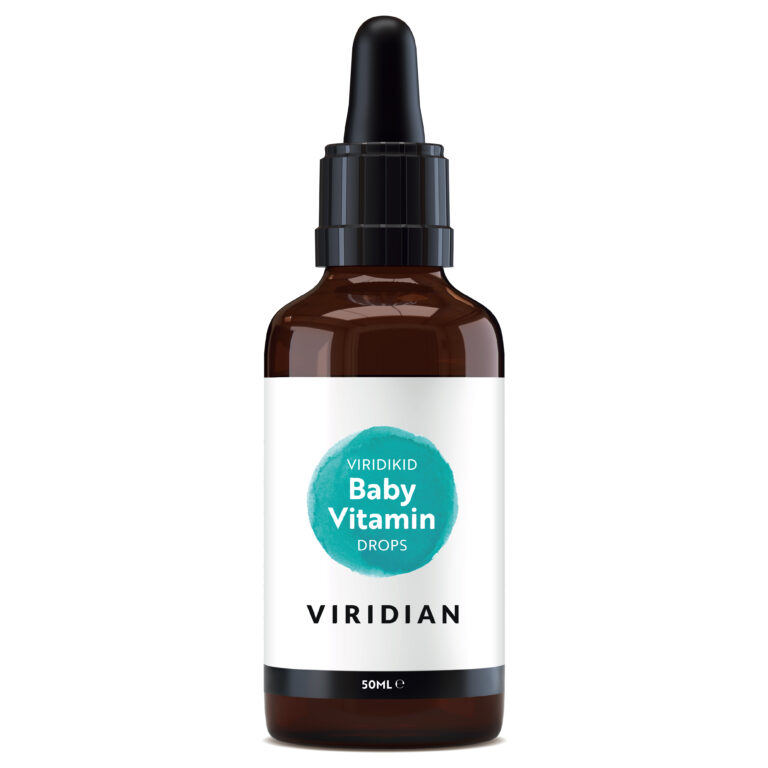 ViridiKid Picături cu Vitamine pentru Bebeluși, flacon de 50 ml cu pipetă
