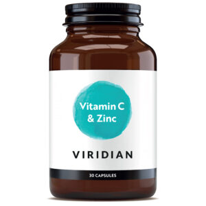 Viridian Vitamina C 500 mg cu Zinc, flacon cu 30 capsule