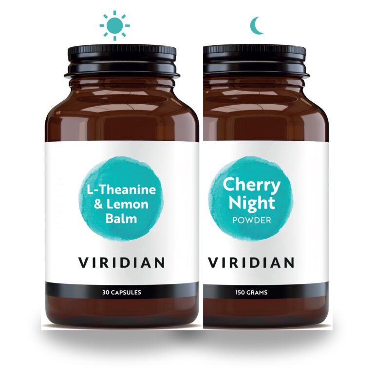 Pachet Calm Zi si Noapte — L-Teanina si Roinita plus Cherry Night Viridian